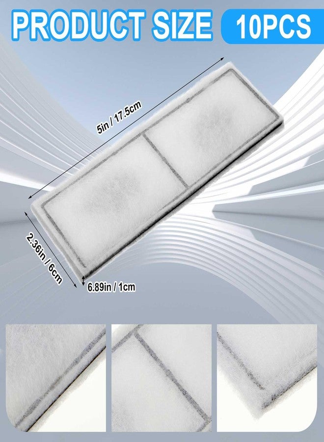 Nosiny 10 Pack Filter Foam Cartridge Pad Compatible with Fluval Poly-Max U3 with Zeolite Particles Underwater Sponge Aquarium Underwater Filter Replacement Accessories for Aquarium Fish Tank - Image 2